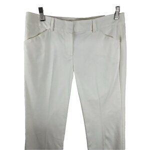 Theory Treeca Fit Cream Coloured Dress Pants Womens Size 8